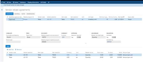 vendor rebates d365|Rebate Management in Dynamics 365 for Finance & Supply .